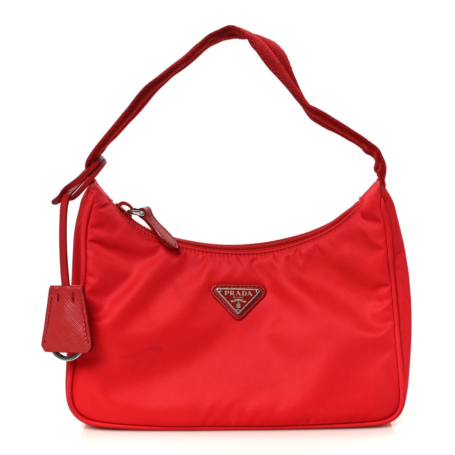 Tessuto Nylon Mini Re-Edition 2000 Bag Rosso