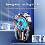 Phone Cooler For Gaming; Universal Phone Cooling Fan With Two Cooling Modes; Mobile Phone Radiator Case with Battery