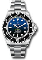 Rolex Oystersteel Deepsea  - D-Blue Dial James Cameron - Oyster Bracelet - 136660Dbl