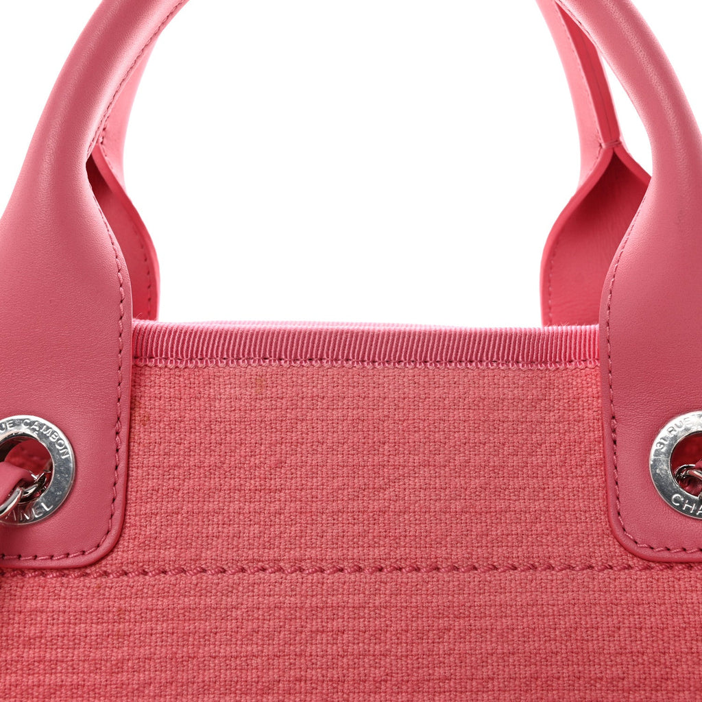 Mixed Fibers Small Deauville Tote Pink