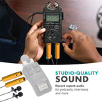 Movo LV-6 Omnidirectional & Cardioid Lav Mic Set