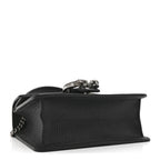 Dollar Calfskin Crystal Mini Dionysus Top Handle Bag Black Crystal