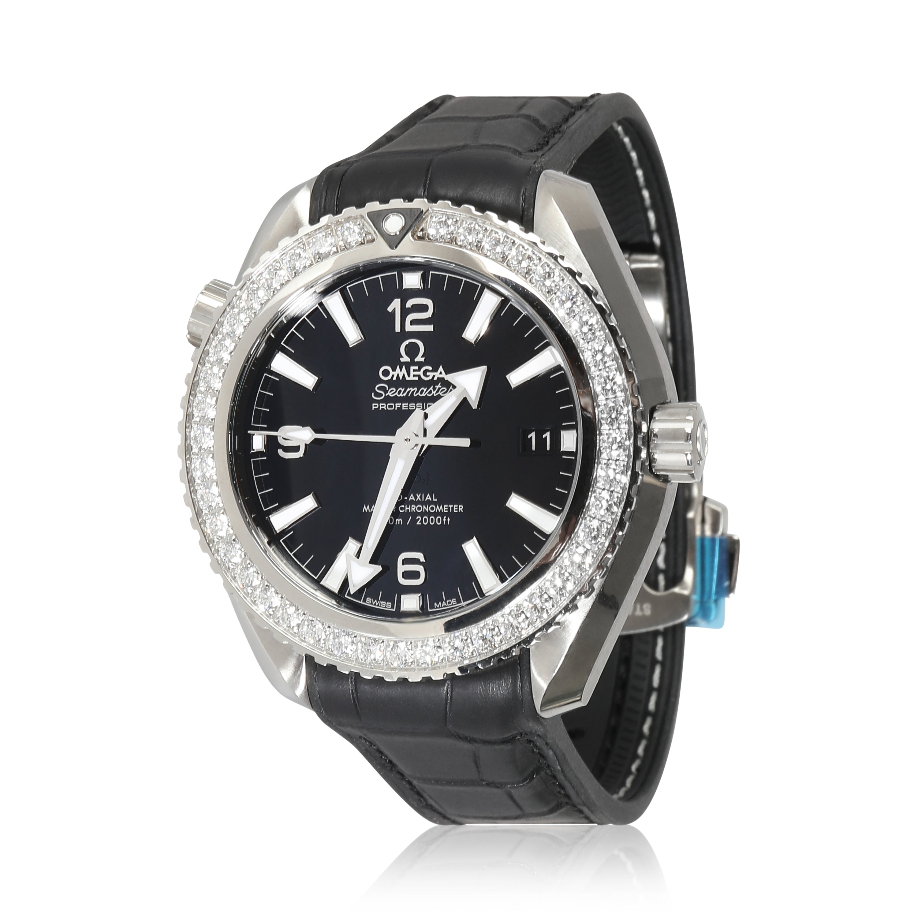 Seamaster Planet Ocean 600m 215.18.40.20.01.001 Unisex-Uhr aus Edelstahl