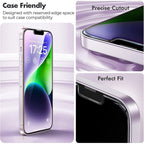 Entronix Clear Screen Protector Compatible with iPhone 16E - 2-Piece Combo