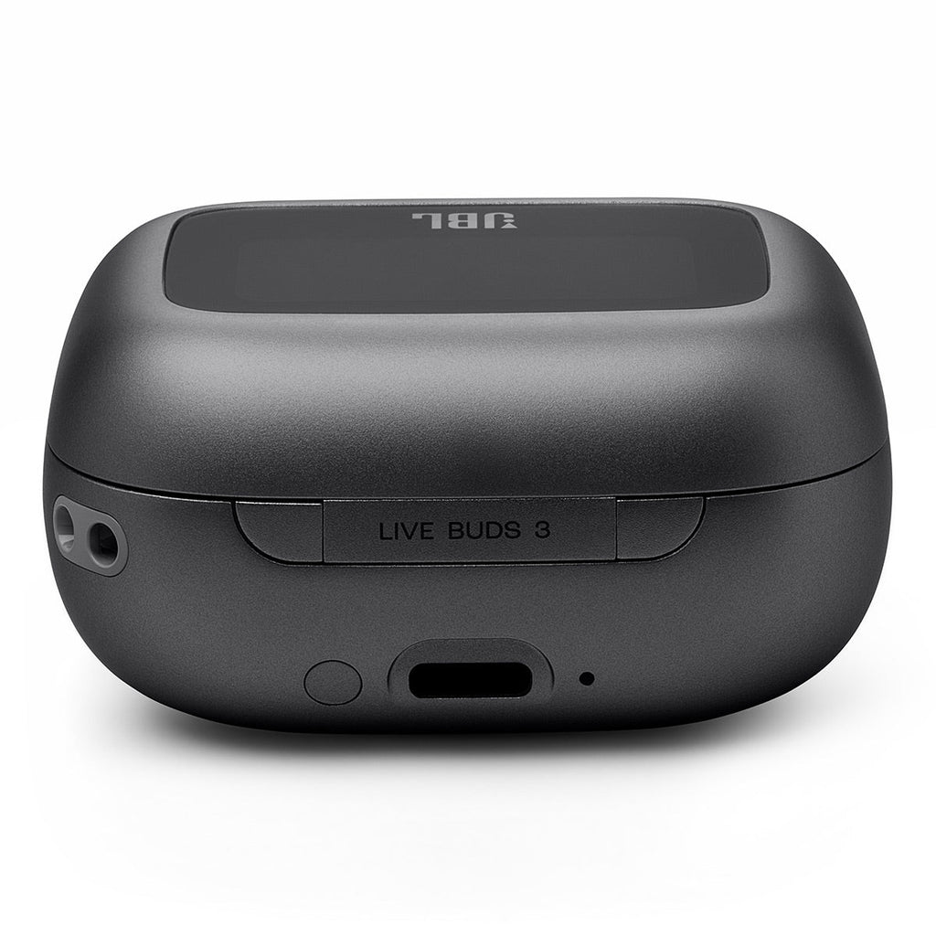 JBL Live Buds 3 Noise-Cancelling Earbuds with Smart Case (Black)