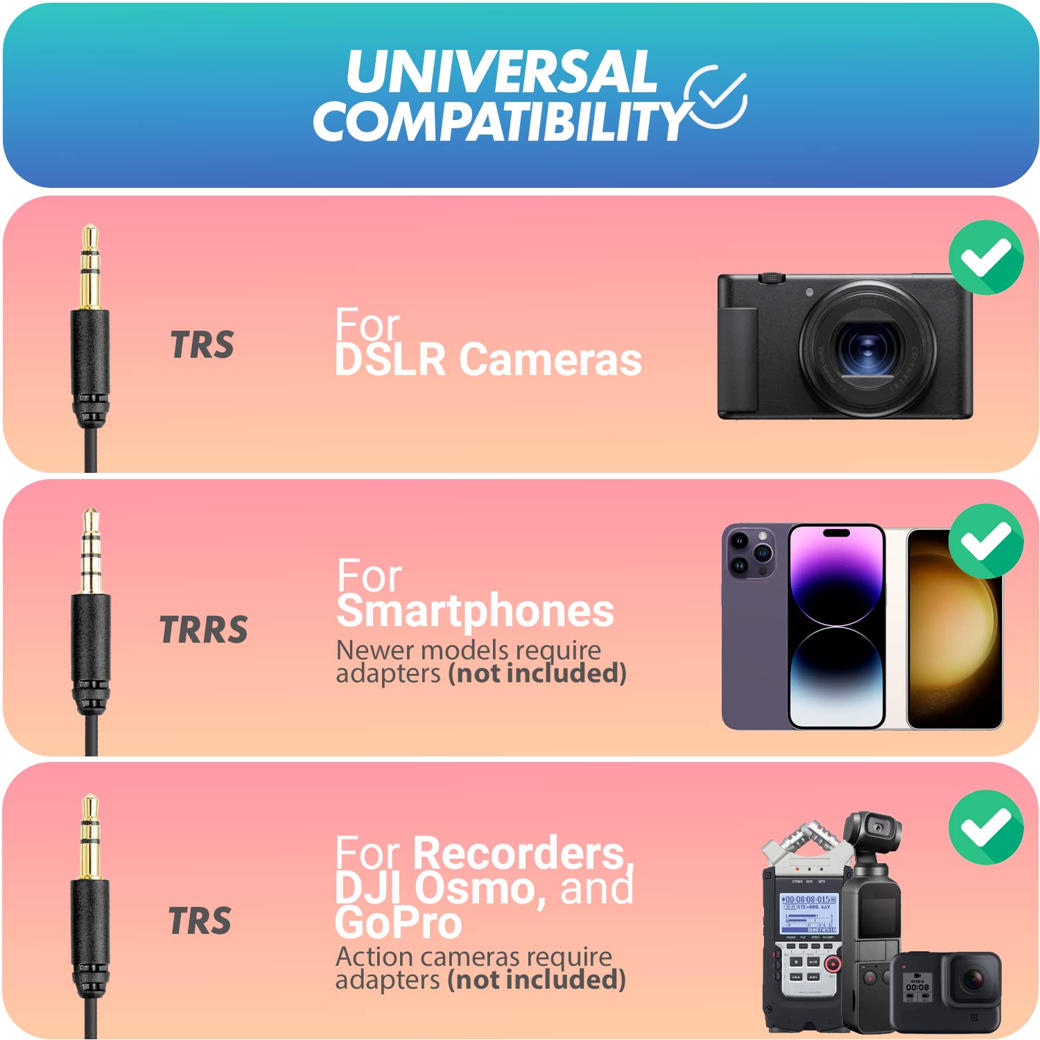 Movo VXR10-PRO Supercardioid Shotgun Microphone for Cameras and Smartphones