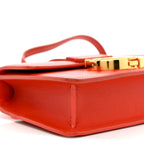 Smooth Calfskin Micro 30 Montaigne Flap Bag Orange