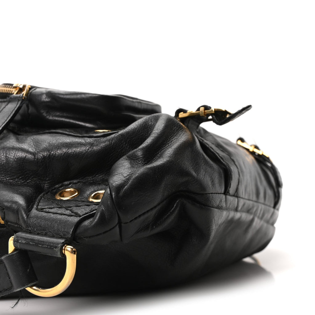 Calfskin Medium Darwin Convertible Backpack Black
