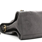 Pearlescent Goatskin Classic Gold Hardware City Bronze