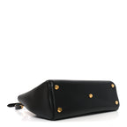 Smooth Calfskin Small Bel Air Carry All Bag Black