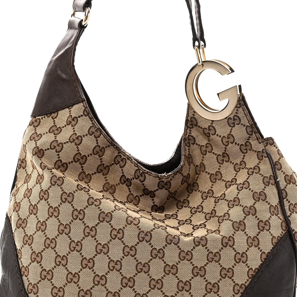 Monogram Medium Charlotte Hobo Brown