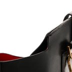 Calfskin Lady Bag Black Flamma