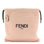 Soft Nappa Logo Small Drawstring Pouch Bag Rosa Quarzo Black