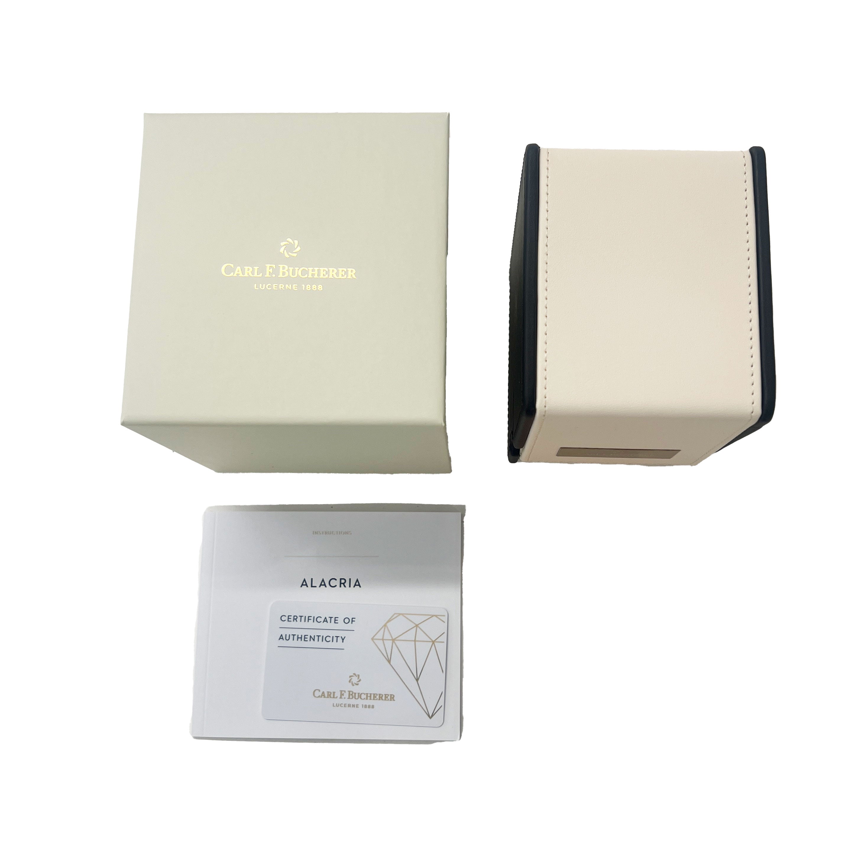 Alacria Queen 10702.01.90.11 Damenarmbanduhr in 18 Karat Gelbgold