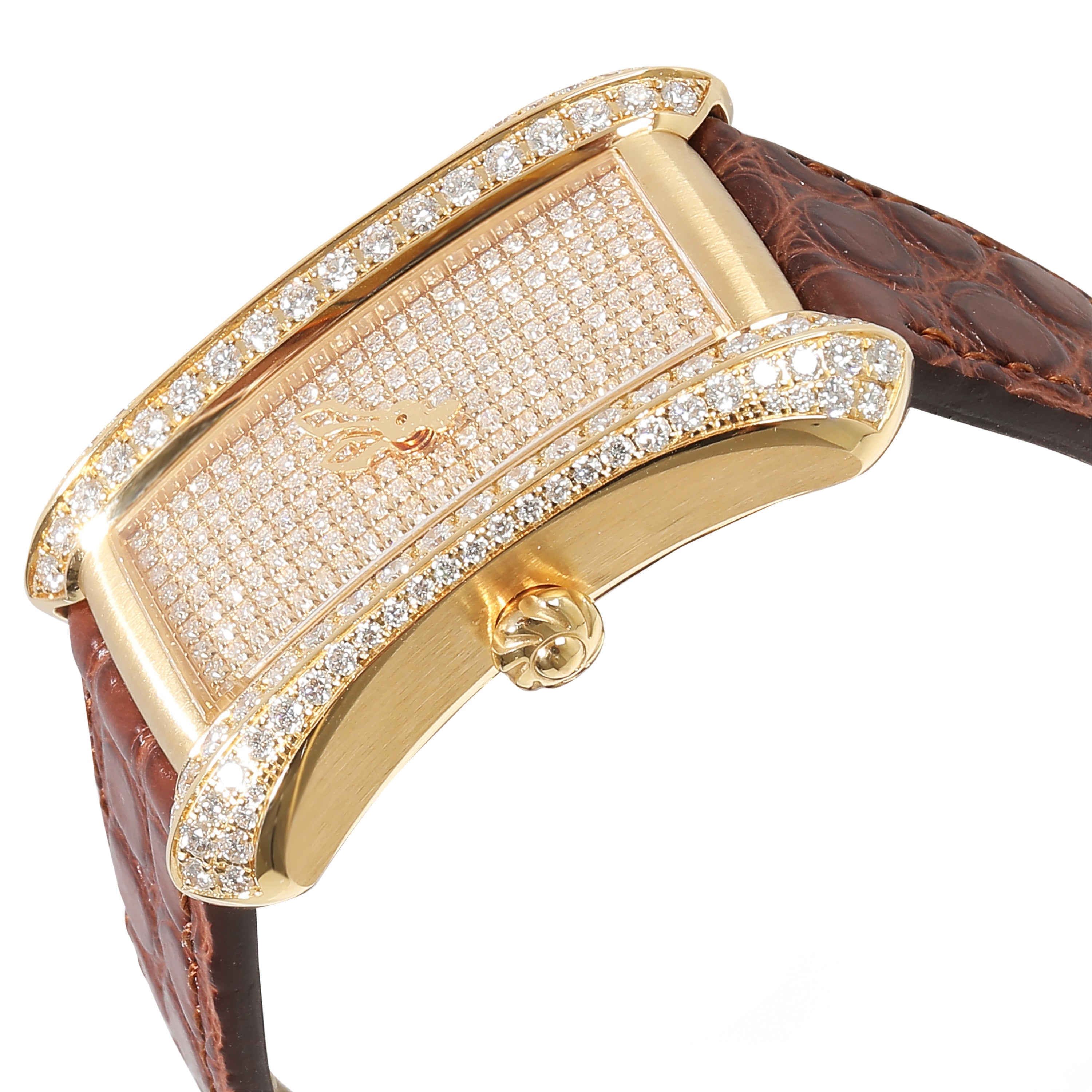 Alacria Queen 10702.01.90.11 Damenarmbanduhr in 18 Karat Gelbgold