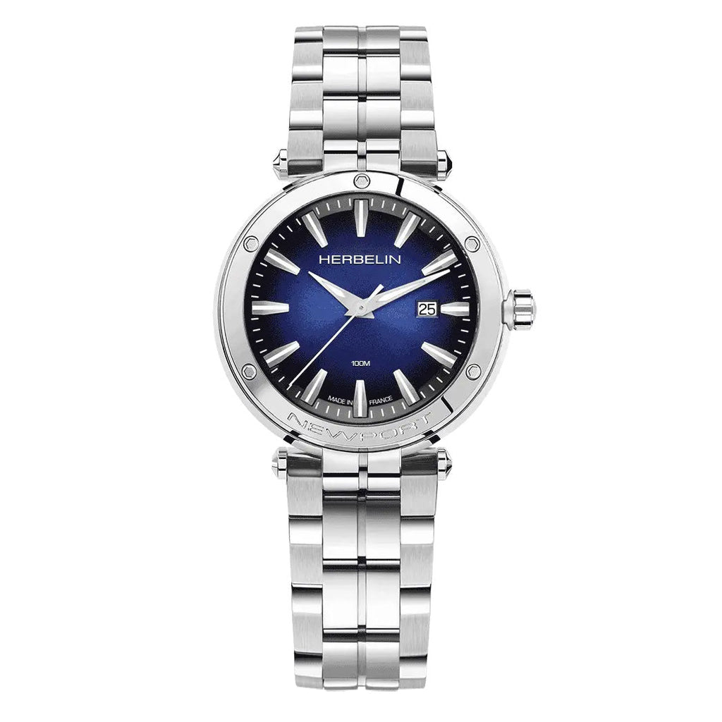 Herbelin Newport Ladies Blue Silver Watch