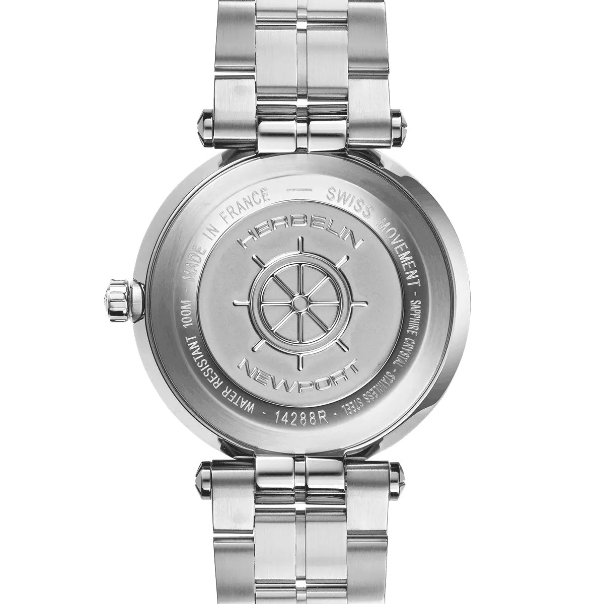 Herbelin Newport Ladies Blue Silver Watch