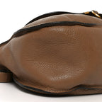 Calfskin Medium Marcie Satchel Desert Taupe