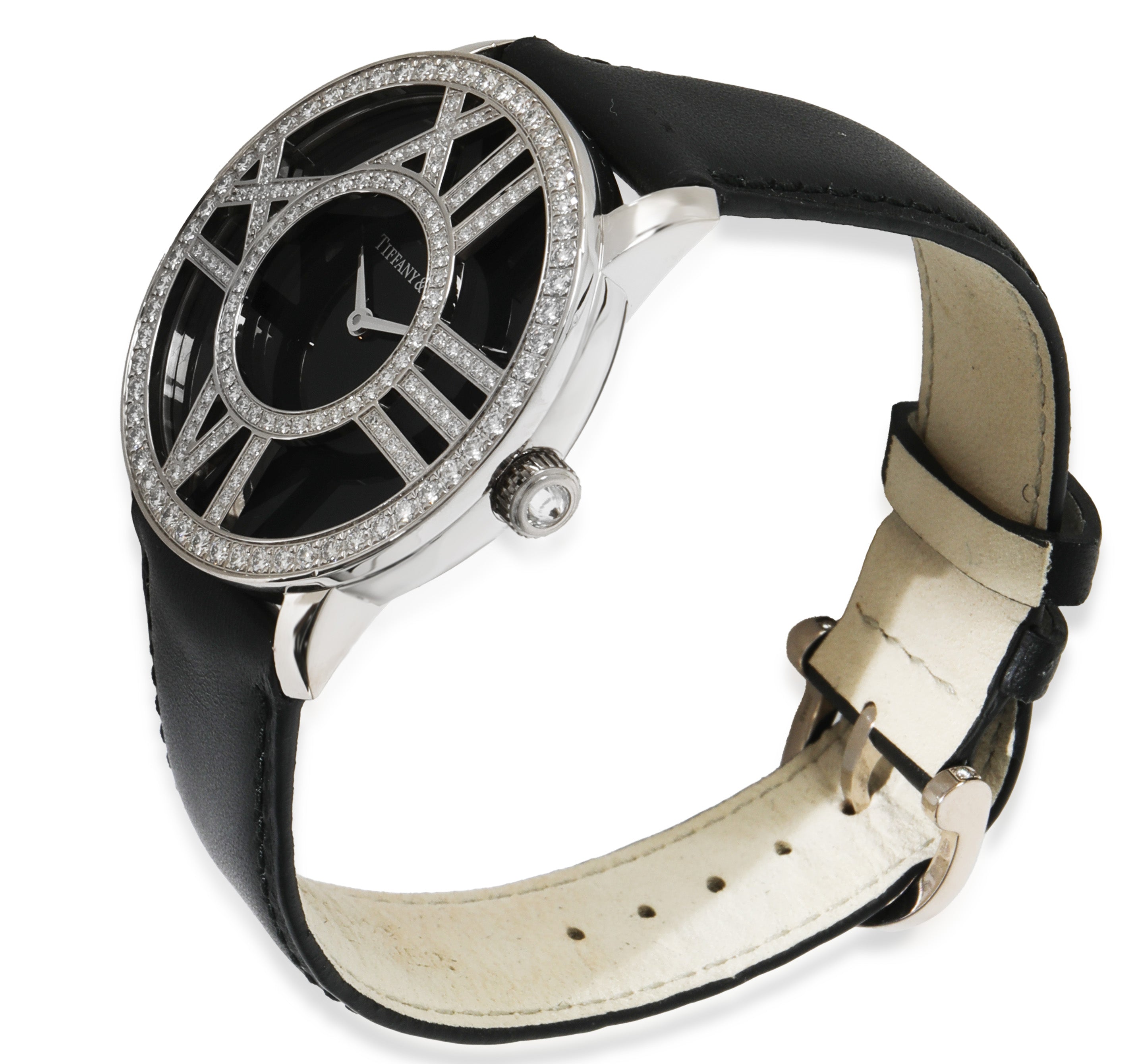 Atlas Z1902.10.40E10A Unisex-Uhr aus 18 Karat Weißgold