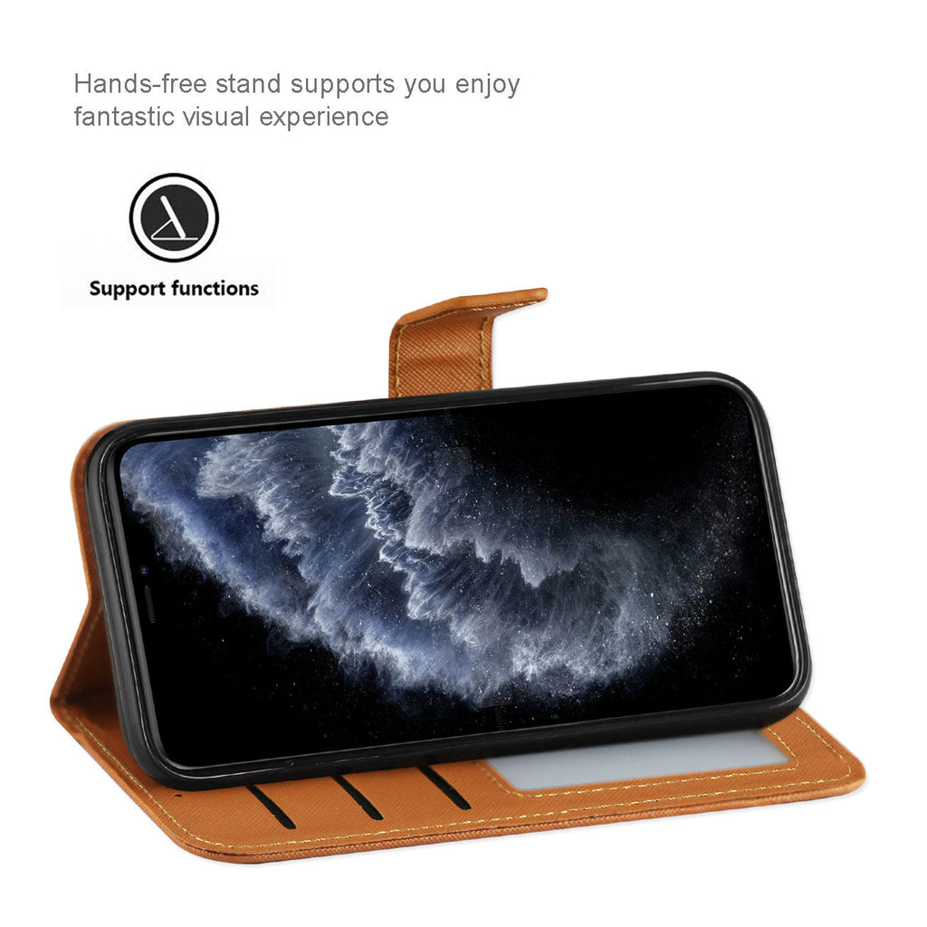Reiko Apple Iphone 11 Pro 3-In-1 Wallet Case In Brown