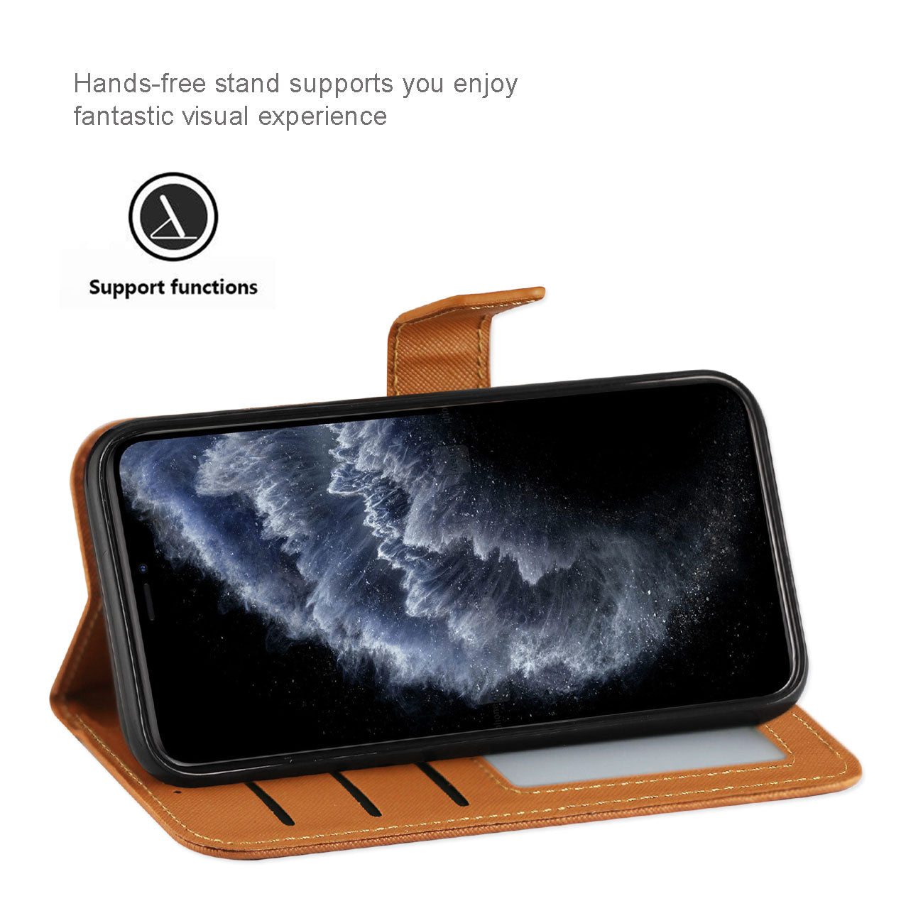 Reiko Apple Iphone 11 Pro 3-In-1 Wallet Case In Brown