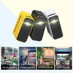 Mini Projector Portable Home Projector 8K HD Projector, Indoor Entertainment Game Theatre - Black