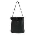 Soft Grained Vitello Daino Secchiello Bucket Bag Black
