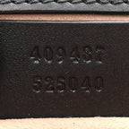 GG Supreme Monogram Bees Small Padlock Shoulder Bag Black