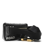 Patent Quilted Horseferry Print Lola Bum Bag Black