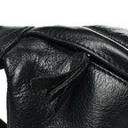 Smooth Calfskin Logo Large Everyday Beltpack Black White