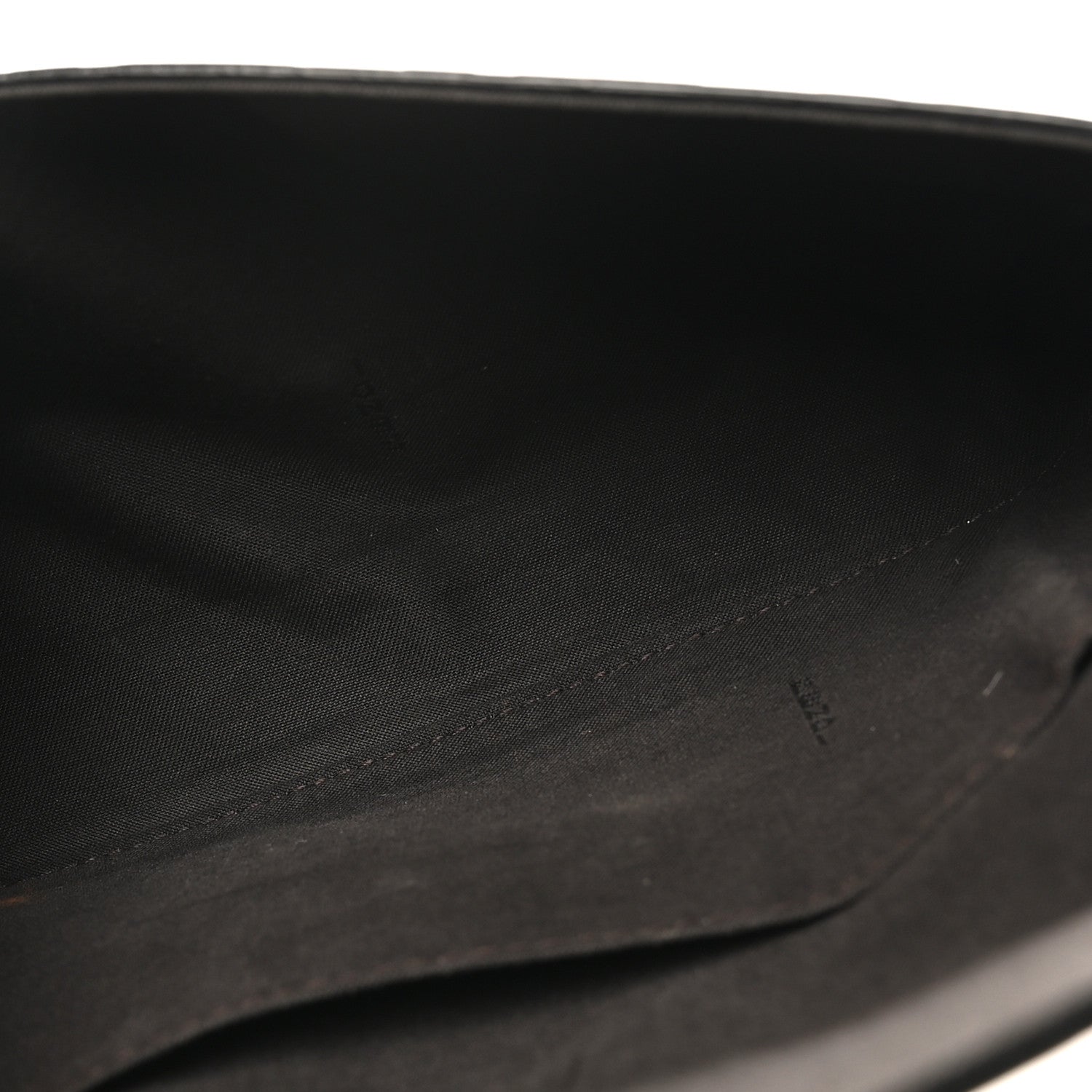 Vitello Soft F is Fendi Bi-Color FF 1974 Embossed Envelope Wallet On Chain with Pouches Maya Black