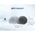 1-Pair Mini Pebbles Duo Bluetooth Speakers with TWS