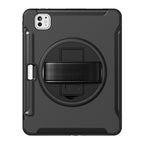 SAHARA - Raider Series Heavy-Duty Case with Hand Strap for Apple iPad Pro (M4) 13" 2024 - Scorpion Black