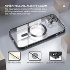 Entronix Bundle Compatible with iPhone 14 - [Magnetic] Luxury Glossy Case & 1 Clear Screen Protector