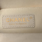 Caviar Quilted Small CC Day Backpack White