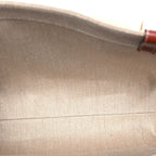 Cotton Calfskin Medium Woody Ribbon Tote White Brown