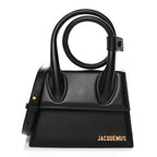 Smooth Calfskin Le Chiquito Noeud Black