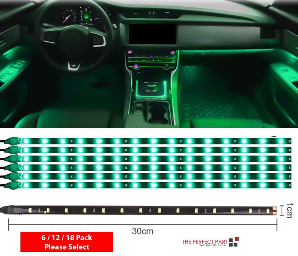 Waterproof 12''/15 DC 12V Motor LED Strip Underbody Light For Car Motorcycle - 12 Pack