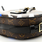 X LOL Monogram Boite Chapeau Souple Blue Silver