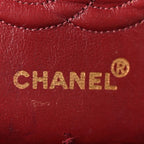 Lambskin Quilted Small Double Flap Black