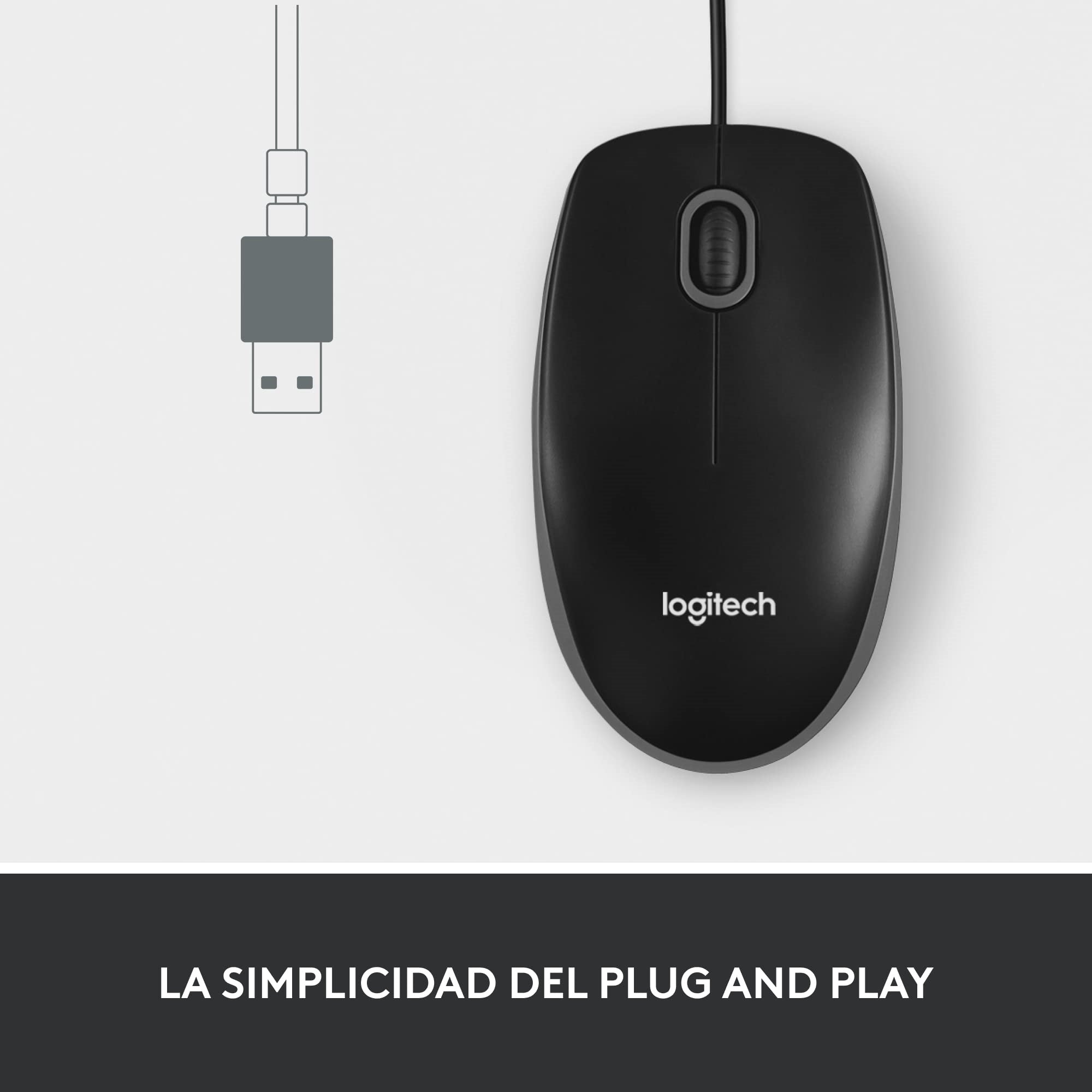 M100 Wired USB Mouse Ambidextrous