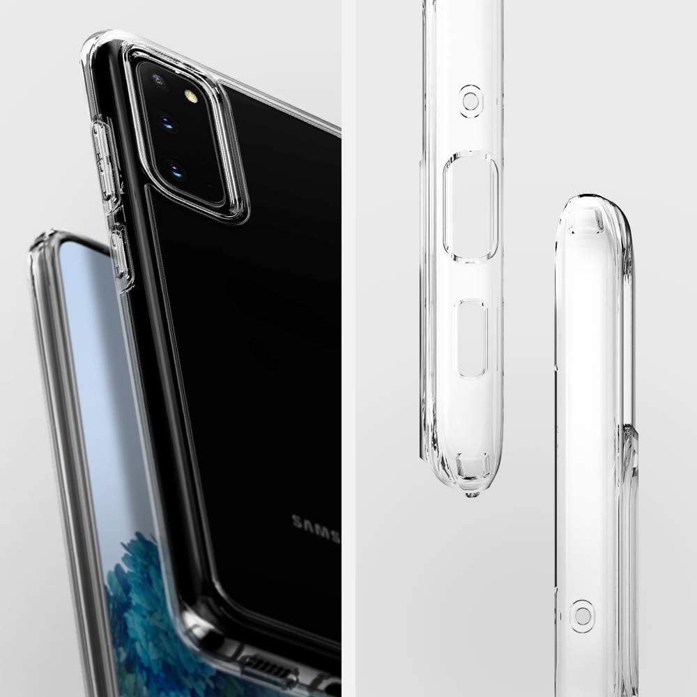 Entronix Case Compatible with Galaxy S20 - [Hard Back] Clear Cover