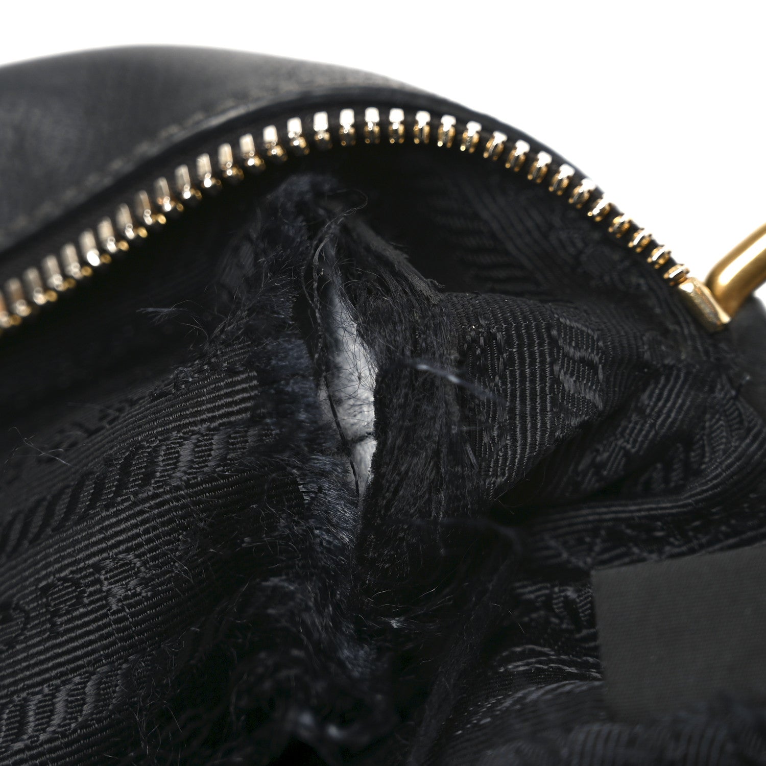 Glace Calfskin Embossed Logo Crossbody Black