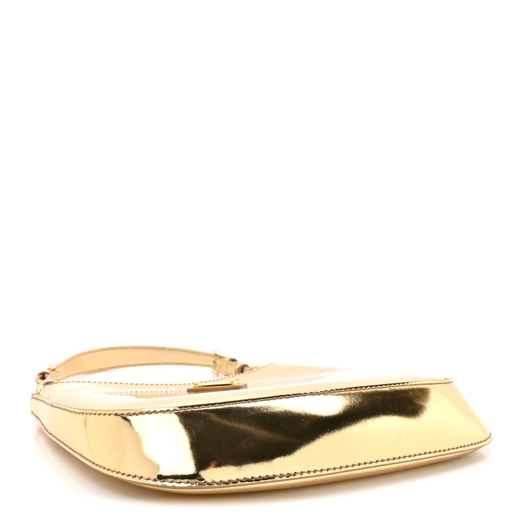 Spazzolato Cleo Adjustable Strap Shoulder Bag Platino