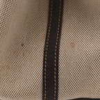 Buffle Skipper Toile Garden Party 36 MM Tote Marron Fonce