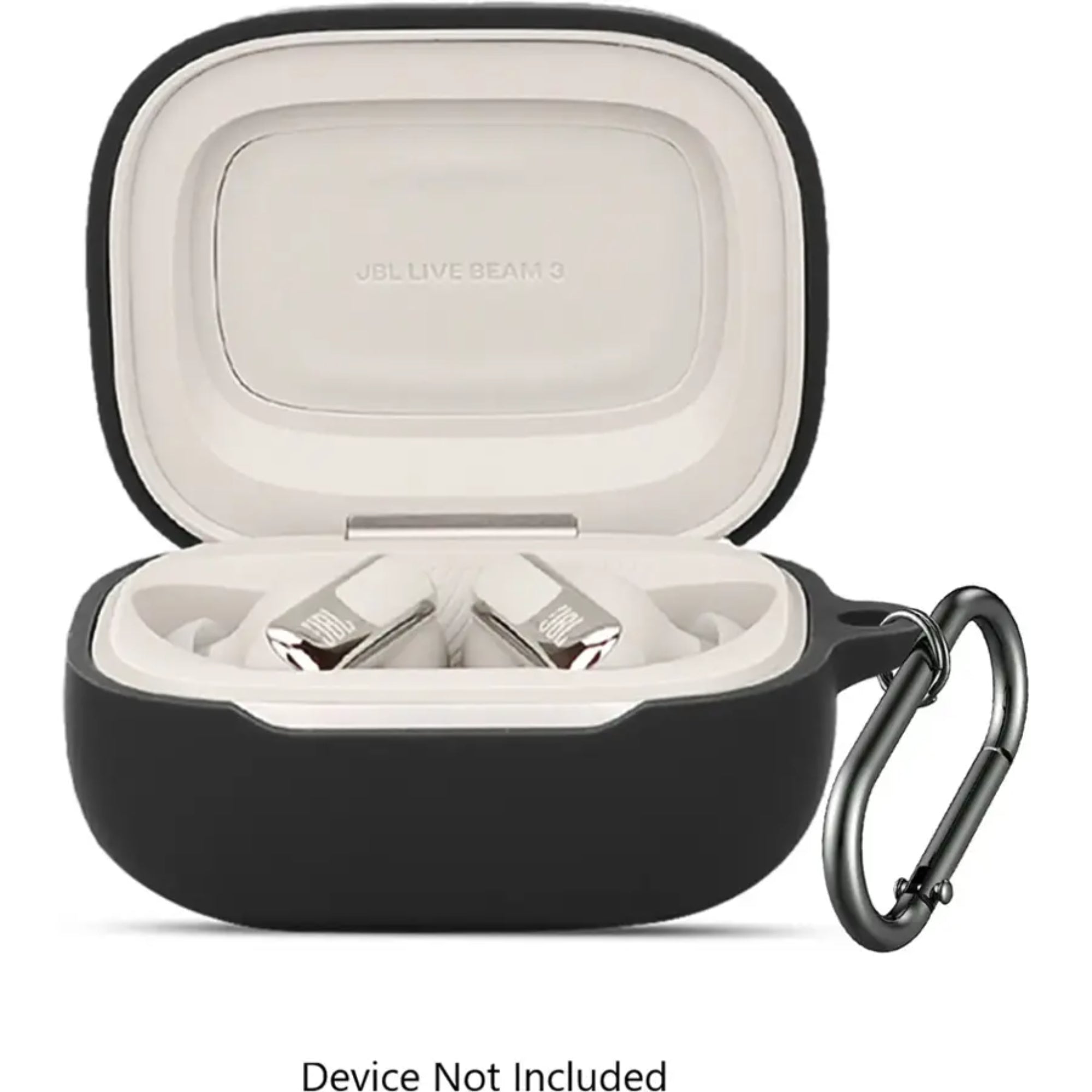SAHARA - Venture Series Silicone Case for JBL Live Beam 3 Earbuds - Scorpion Black