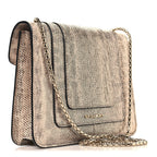 Metallic Karung Serpenti Forever Top Handle Gold