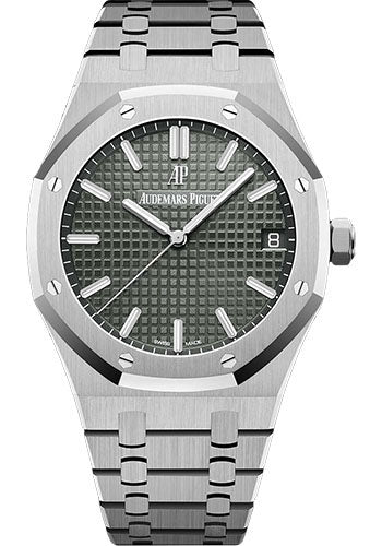 Audemars Piguet Royal Oak Selfwinding  -  41mm - Stainless Steel - Grey Dial - Calibre 4302 - 15500ST.OO.1220ST.02