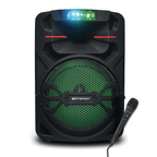 Portable 12" Bluetooth Party Speaker with Disco Lights