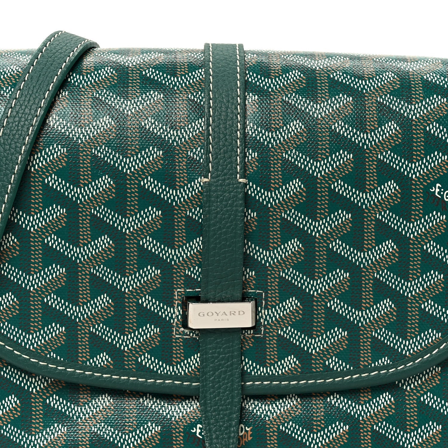 Goyardine Belvedere II PM Messenger Bag Green